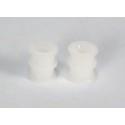 Cojinete nylon DOBLE para eje 3/32"