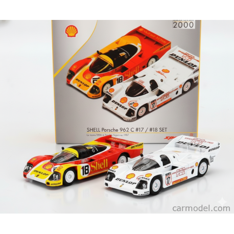 SET 2X 962C PORSCHE AG TEAM N 18 24h LE MANS 1988