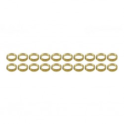 Separadores Eje de 3mm. en laton 1,5mm