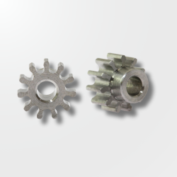 Piñón 11d. Acero para eje 2mm. ø6,0mm x 2.5mm