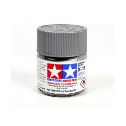 PINTURA ACRILICA X-10, GRIS ACERO