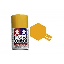 Pintura Spray 100ml. Amarillo Camel Brillante Tamiya TS-34