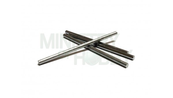 Eje calibrado de 3mm x 65mm (x2)