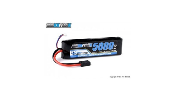 MAXXTRAX LIPO 5000MAH 11.1V 3-CELL 30C LIPO