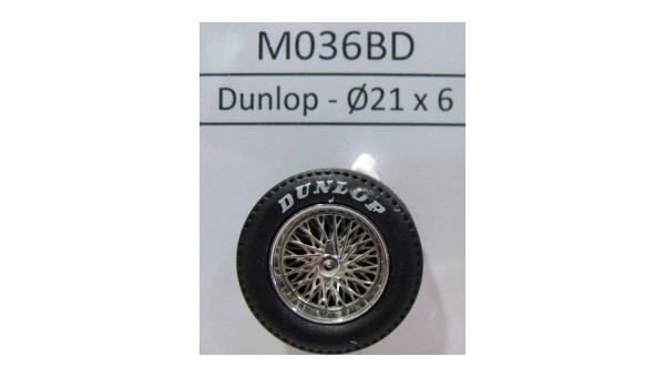 2 llantas Radios con neumáticos C2 Classic 21x6 Dunlop