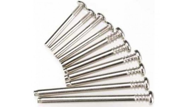 Suspension screw pin set, steel (hex drive)