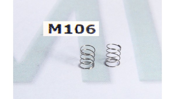 2 Muelles suspension pequeños 5mm x 3,7 Ø mm
