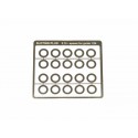 Separador acero inox 0,1mm para guia 1/24 (x20)